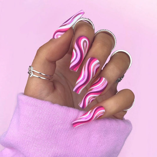 Detachable Artistic Wearable Finished Fake Nails - Lumineé Beauty