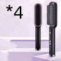 New 2 In 1 Hair Straightener Hot Comb Negative Ion Curling Tong Dual-purpose Electric Hair Brush - Lumineé Beauty