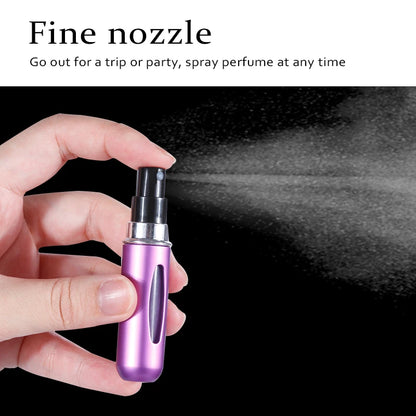 Refillable Mini Perfume Bottle Portable Cosmetic Bottle Spray Bottle Atomizer Spray Container Travel Refillable Bottles 8ml /5ml - Lumineé Beauty