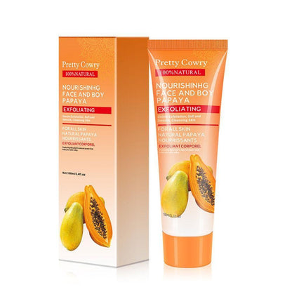 Cucumber Coconut Papaya Facial Exfoliating Gel Cream 100ml Body Cleansing - Lumineé Beauty