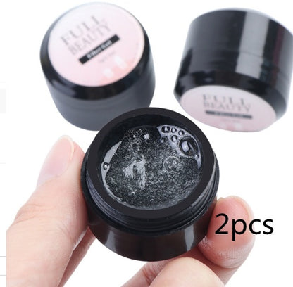 Creacked Repair Glue Nail Fiber Silk Extension Gel Fiberglass Poly UV Builder Gel Polish Manicure Art Prolonged Tool - Lumineé Beauty