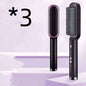 New 2 In 1 Hair Straightener Hot Comb Negative Ion Curling Tong Dual-purpose Electric Hair Brush - Lumineé Beauty